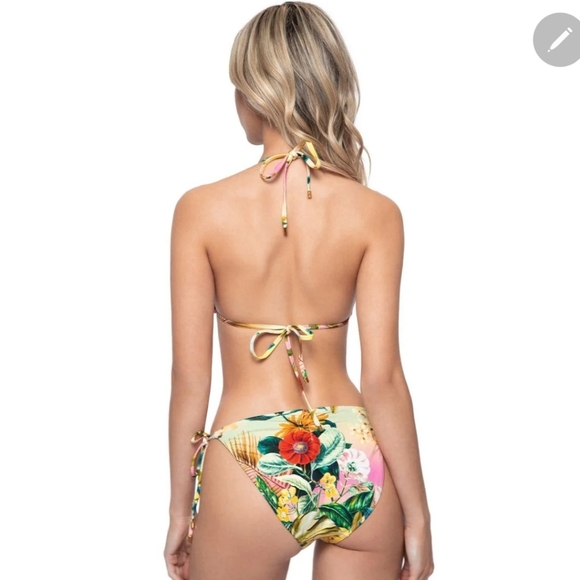 PQ Swim Oasis Embellished Bikini Top D/ Bottom Large - Picture 7 of 14